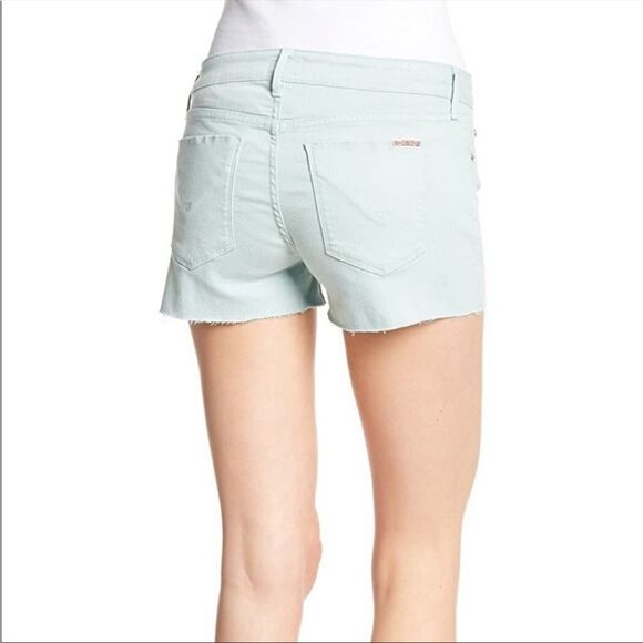 Hudson Amber Fray Hem Shorts – Size 26 Minty Fresh Summer Mood - Picture 12 of 13